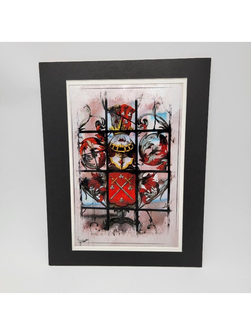 2018 "Coat Of Armor" By Gina Geldbach-Hall 8x12" Print w/ COA by Firegal Design